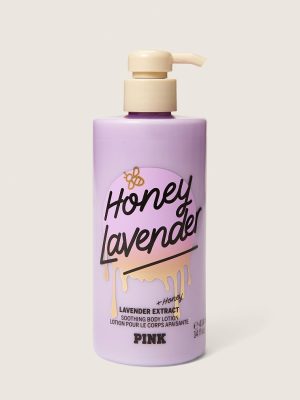 لوسیون پمپی Pink مدل Honey Lavender