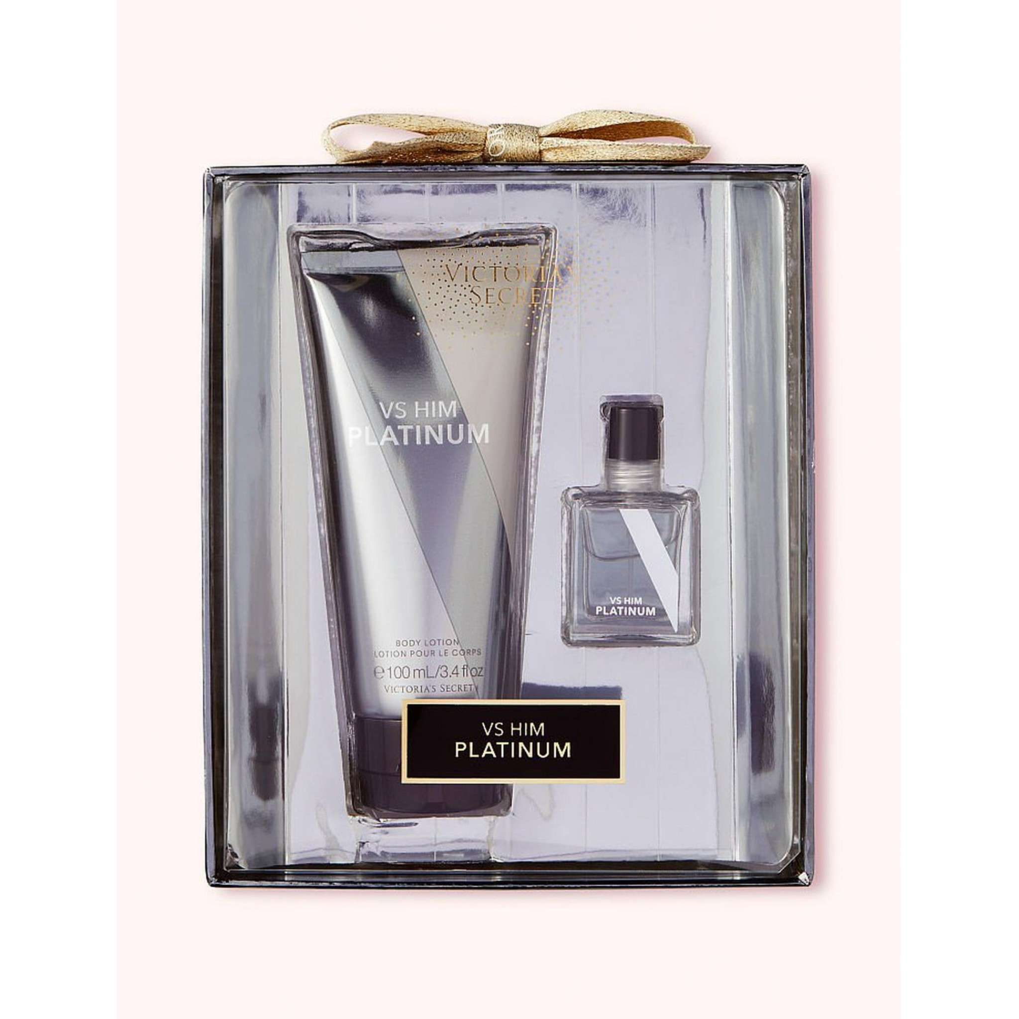 CM_Photogrid_1718801442772 گیفت ست پرفیومی مردانه Victoria's Secret مدل VS Him Platinum - Image 1