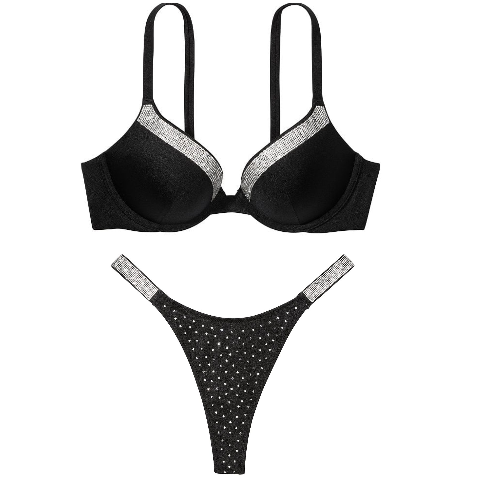 CM_Photogrid_1731228303688 ست بیکینی Victoria's Secret نگین دار - Image 1