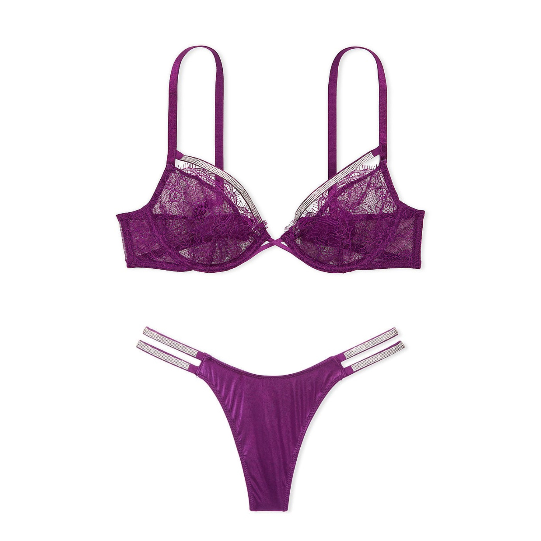 CM_Photogrid_1748364284977 ست Victoria's Secret نگین دار - Image 1