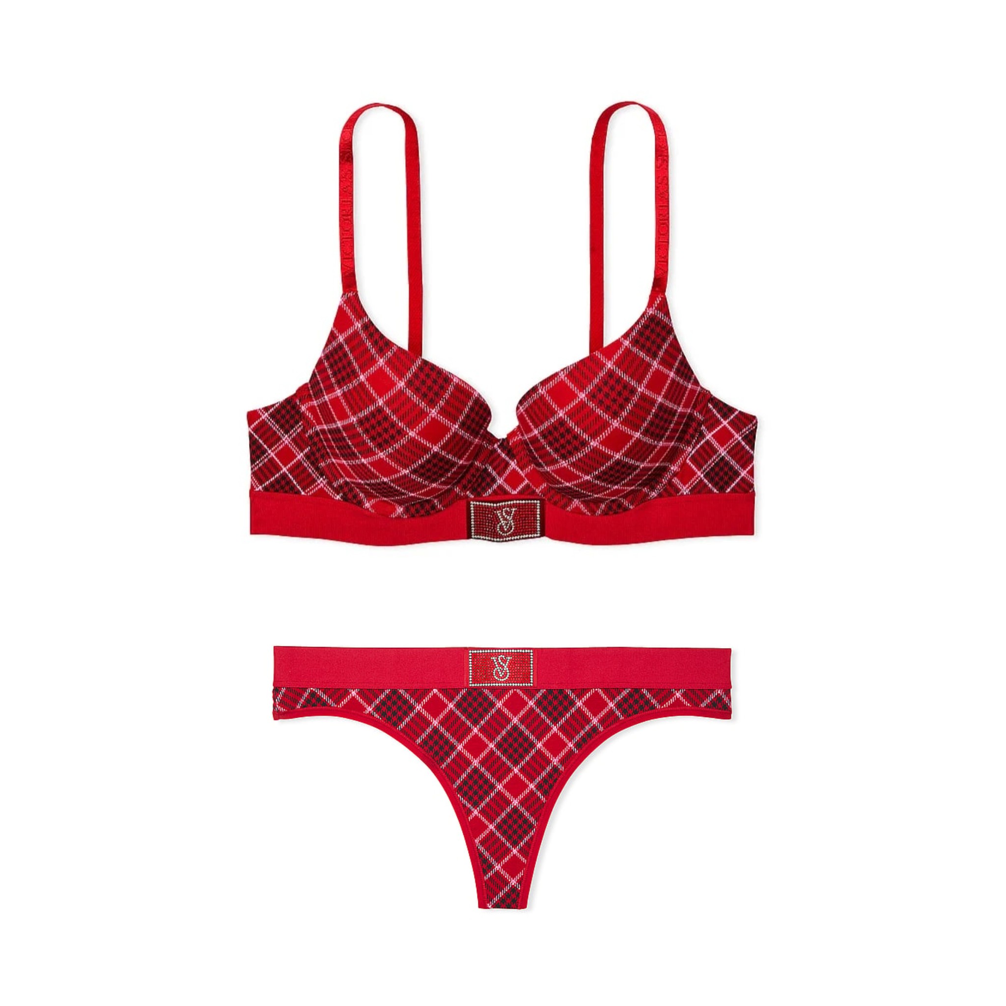 CM_Photogrid_1748550756958 ست Victoria's Secret نگین دار - Image 1