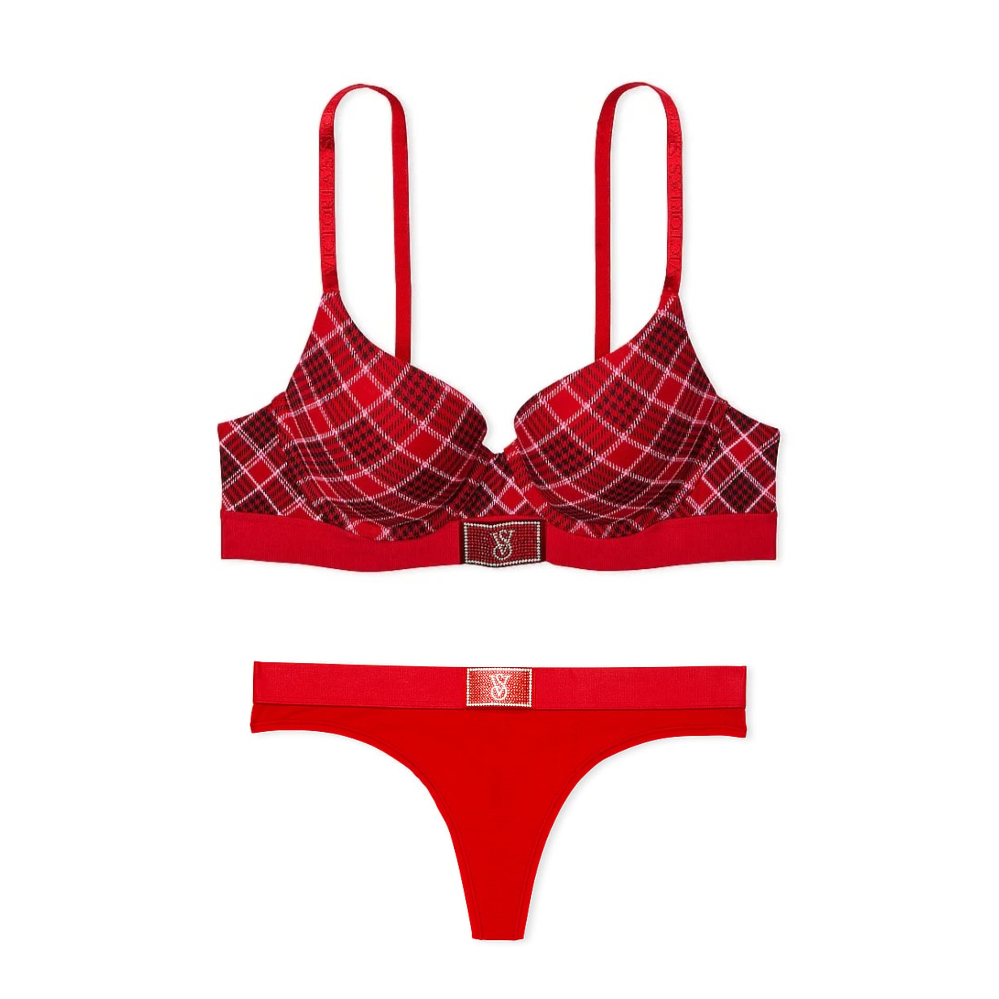 CM_Photogrid_1748550853120 ست Victoria's Secret نگین دار - Image 1